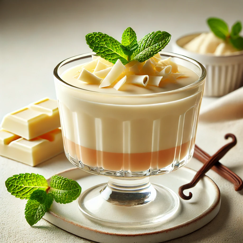 Recept za Puding od Vanile i Bele Čokolade